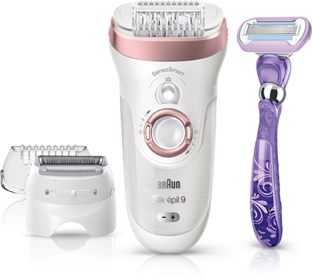 Braun Silk-épil 9 SensoSmart Wet & Dry 9/870 епилатор с интелигентен сензор на натиск