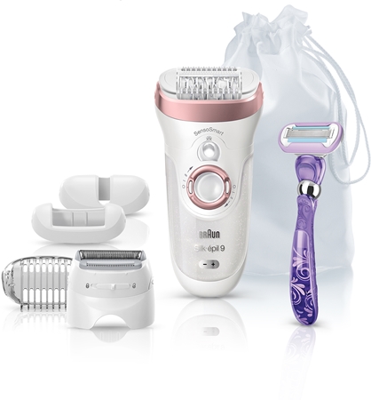Braun Silk-épil 9 SensoSmart Wet & Dry 9/870 епилатор с интелигентен сензор на натиск