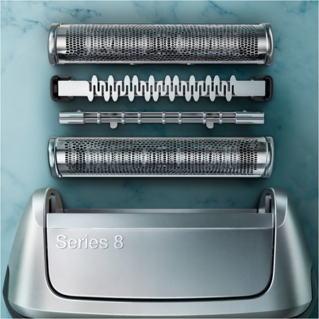 Braun Series 8 8350s Silver Foil Hair Trimmer