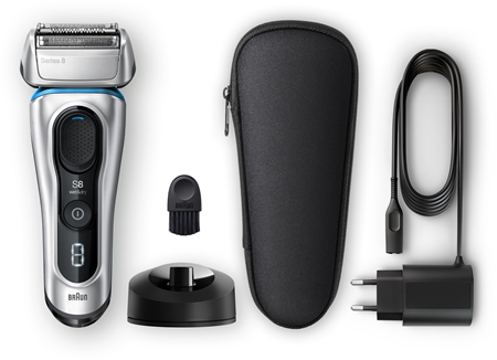 Braun Series 8 8350s Silver Foil Hair Trimmer