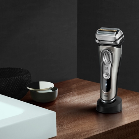 Braun Series 9 9325s Graphite with Charging Stand rasoir à grilles flottantes