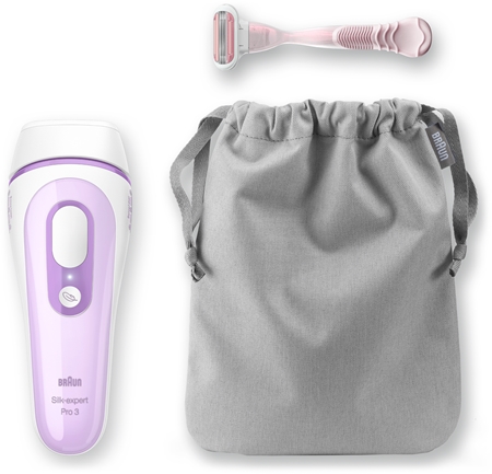 Braun Silk-expert Pro 3 PL3012 IPL hårfjerner til krop, ansigt, bikiniområde og underarme