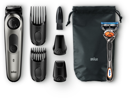 Braun Beard Trimmer BT7020 trimmer per capelli e barba + astuccio