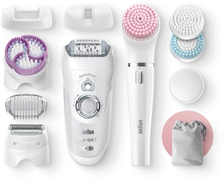 Braun Silk-épil 7 Beauty Set 7-895 depilator z szczoteczką do czyszczenia
