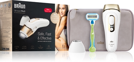 Braun Silk-expert PRO 5 IPL para corpo, rosto, área do biquíni e axilas