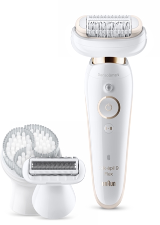 Braun Silk-épil 9 S9030 epilátor s plne flexibilnou hlavou na nohy, telo a podpazušie