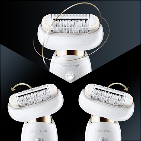 Braun Silk-épil 9 S9030 epilátor s plne flexibilnou hlavou na nohy, telo a podpazušie