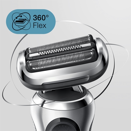 Braun Series 7 7200cc Silver rasoio a lama