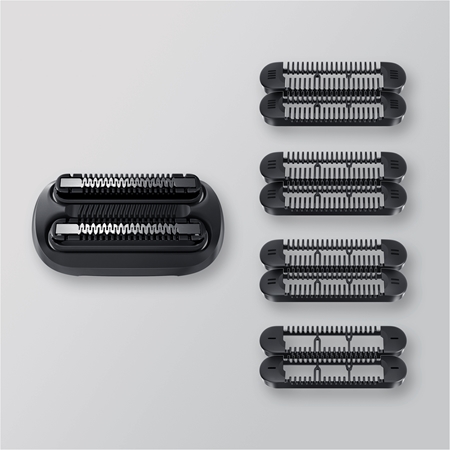 Braun Beard Trimmer Stubble aparador de barba curta cabeça de reposição