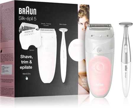 Braun Silk-épil 5 S5820 Epilator + Bikinizonen-Styler