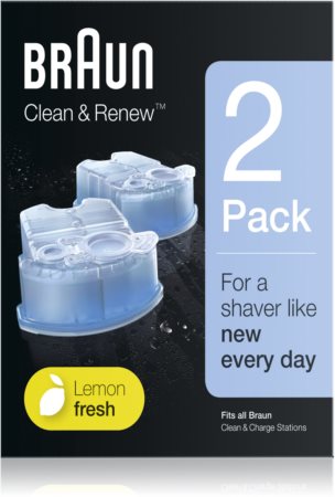 Braun Clean & Renew Refill Cartridges CCR Lemon Fresh 2 Pack • Price »