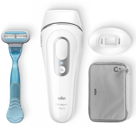 Braun Silk-expert PRO 3 IPL3121 epiliatorius kūnui IPL, veidui, bikinio sričiai ir pažastims