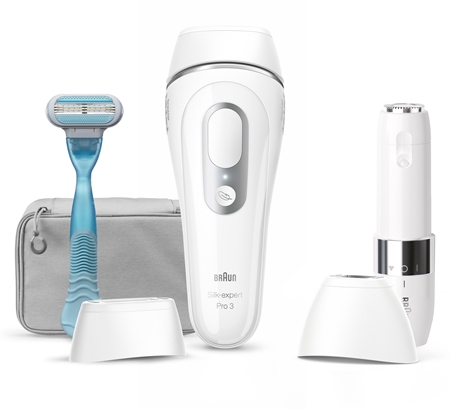 Braun Silk-expert PRO 3 IPL3129 depilator IPL do ciała, twarzy, okolic bikini i pach