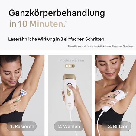 Braun Silk Expert Pro 5 PL5267 IPL Haarentferner für Körper, Gesicht, Bikini- und Achselbereich
