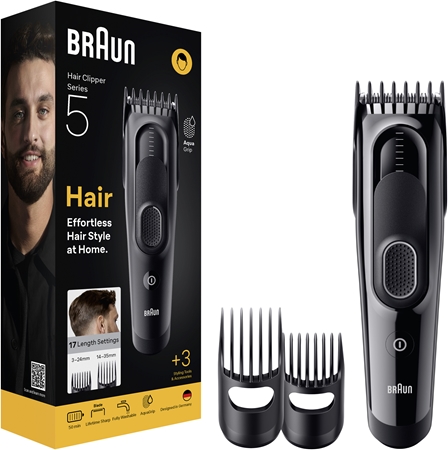 Braun Series 5 HC5530 tondeuse cheveux avec 3 outils beauté