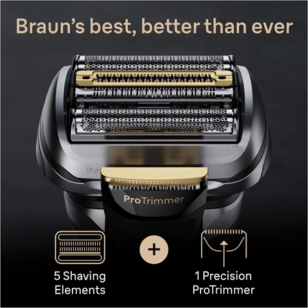 Braun Series 9 9325s Graphite with Charging Stand Foil Hair Trimmer