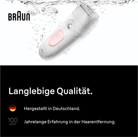 Braun Silk-épil 5 5-050 Epilierer für die Nass- und Trockenrasur