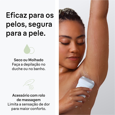 Braun Silk-épil 7 7-060 depiladora para depilação a seco e a molhado