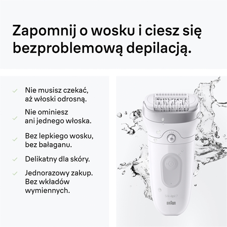 Braun Silk-épil 7 7-060 depilator do golenia na mokro i na sucho