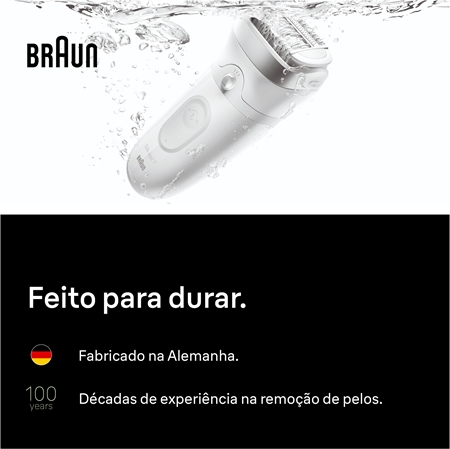 Braun Silk-épil 7 7-060 depiladora para depilação a seco e a molhado
