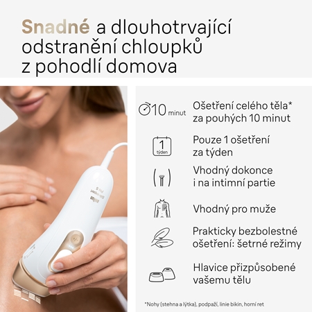 Braun Silk-expert PRO 5 IPL5052 IPL epilátor na tělo, tvář, oblast bikin a podpaží