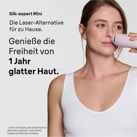 Braun IPL Silk·expert Mini PL1100 IPL Haarentferner für Körper, Gesicht, Bikini- und Achselbereich
