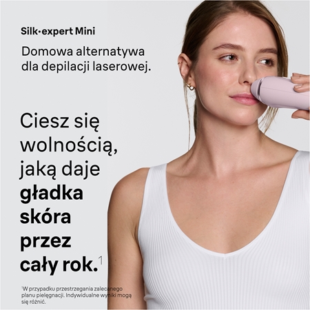 Braun IPL Silk·expert Mini PL1100 depilator IPL do ciała, twarzy, okolic bikini i pach