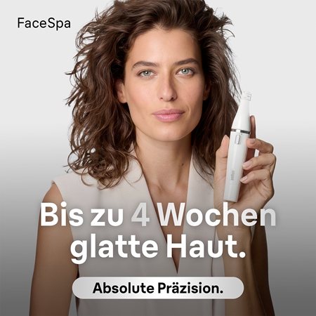Braun Face 810 Epilierer mit Reinigungsbürstchen für das Gesicht