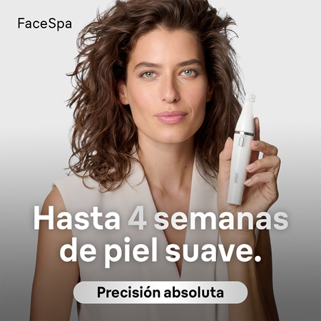 Braun Face 810 depiladora con cepillo de limpieza para el rostro