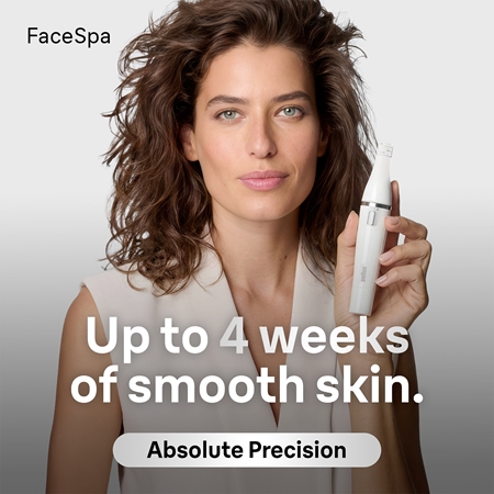Braun Face 810 Epilator with Cleansing Brush for the face