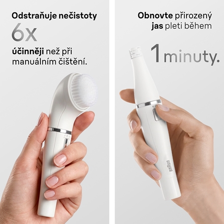 Braun Face 810 epilátor a čisticí kartáček na obličej