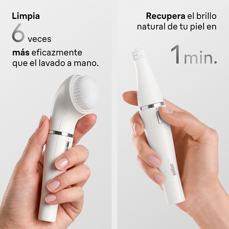 Braun Face 810 depiladora con cepillo de limpieza para el rostro