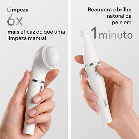 Braun Face 810 epilador com escova de limpeza para rosto