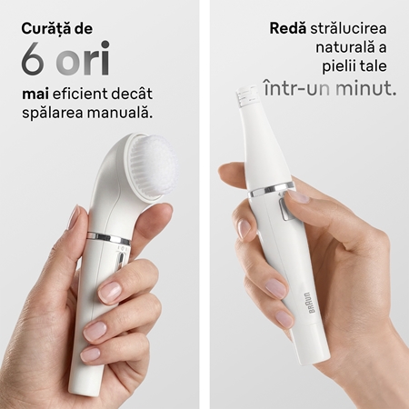 Braun Face 810 Epilator cu perie de curățare faciale