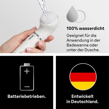 Braun Face 810 Epilierer mit Reinigungsbürstchen für das Gesicht