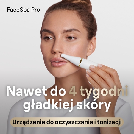 Braun FaceSpa Pro SE911 system 3w1 do depilacji, oczyszczania i tonizacji twarzy