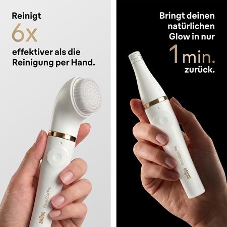 Braun FaceSpa Pro SE911 3-in-1-System zum Epilieren, Reinigen und Tonisieren des Gesichts