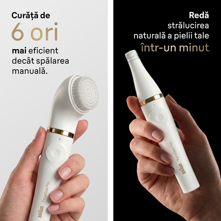 Braun FaceSpa Pro SE911 sistem 3 în 1 pentru epilarea feței, curățarea și tonifierea tenului