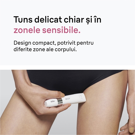 Braun Body Groomer BS1000 aparat mini de tuns pentru corp