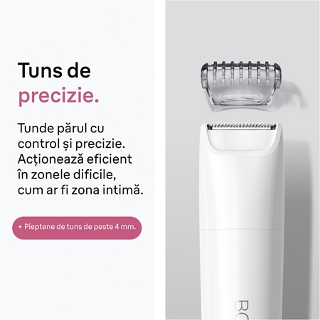 Braun Body Groomer BS1000 aparat mini de tuns pentru corp