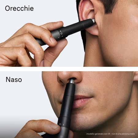 Braun Ear & Nose Trimmer EN20 tagliapeli per naso e orecchie