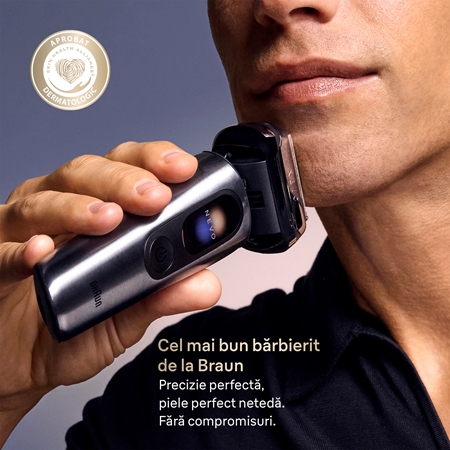 Braun NEVO 15010C Aparat de bărbierit electric cu stație pentru curățare și încărcare