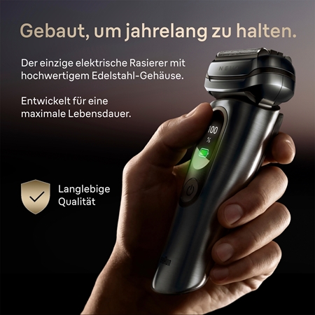 Braun NEVO 15010C Elektrorasierer mit Reinigungs- und Ladestation