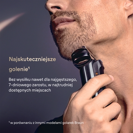 Braun NEVO 15010C elektryczna maszynka do golenia ze stacją czyszczącą i ładującą