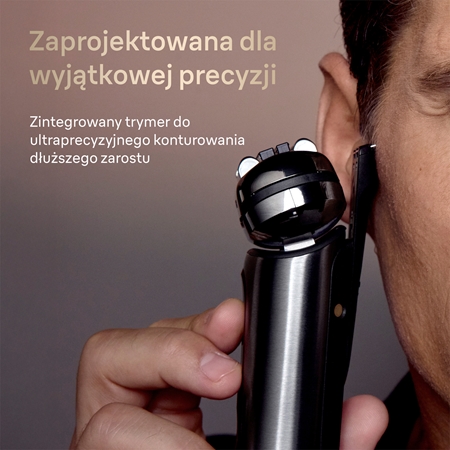 Braun NEVO 15010C elektryczna maszynka do golenia ze stacją czyszczącą i ładującą