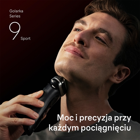 Braun Series 9 9110s Sport elektryczna maszynka do golenia do golenia na mokro i na sucho