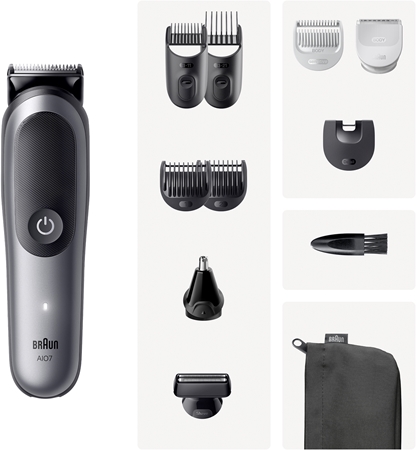 Braun All-In-One Series 7 AIO7540 F1 zestaw do pielęgnacji włosów, zarostu i ciała 11 w 1