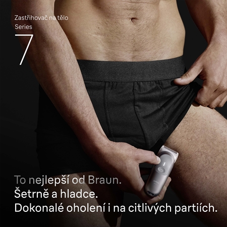 Braun Series 7 BG7550 zastřihovač na intimní partie a tělo pro muže