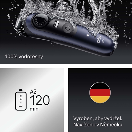 Braun Series 7 BT7540 zastřihovač vousů + 10 stylingových nástrojů