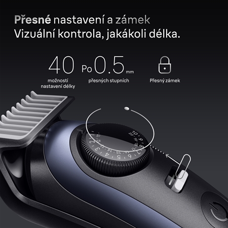 Braun Series 7 BT7540 zastřihovač vousů + 10 stylingových nástrojů